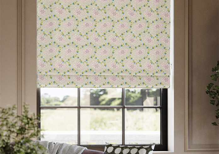 Land & Shore Lorie, Multi - Twist&Fit Roman Blind - Image 5